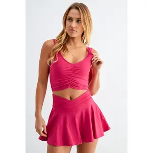 Ruche Active Skirt Set (Sold as Separates)