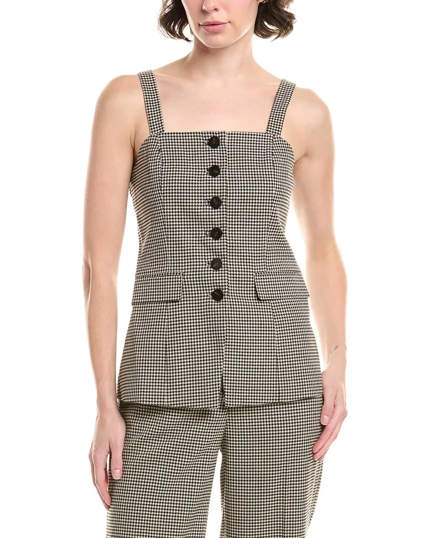 Anne Klein Houndstooth Vest