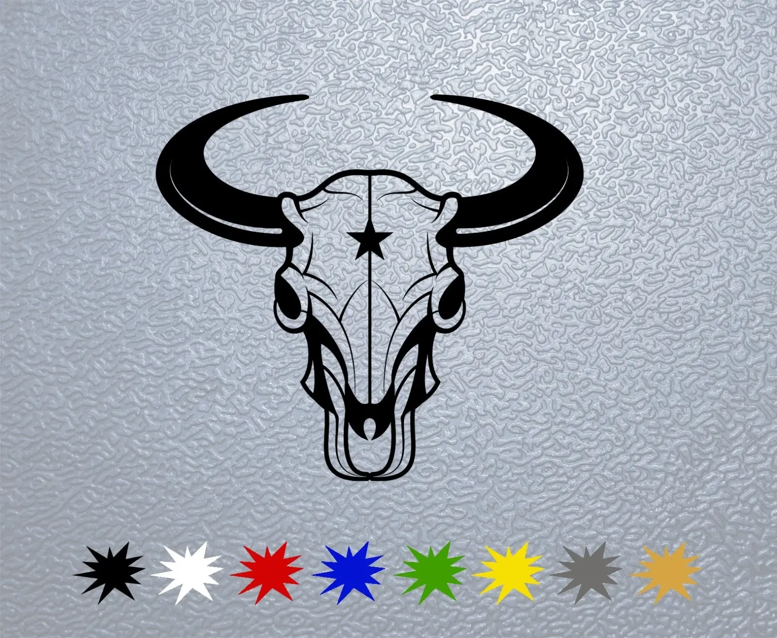 Sticker Decal Vinyl Pegatina Autocollant Aufkleber Bison Skull