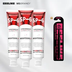 【live only】CEELIKE｜MSDRWIKEY SP-6 Probiotic Toothpaste 3-Pack + Toothbrush Value Bundle