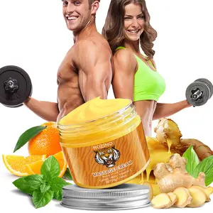 ROZINO Massage Cream - 100g Bottle - Deep Moisturizing & Hydrating Formula with Ginger Mint & Vitamin C - Easy Absorption for Soft Healthy Skin Care