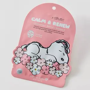 Set of 5 adorable pink designs inspired by a classic cute puppy, fun and stylish
