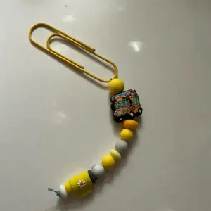 Back-to-School Bus Paperclip Charm