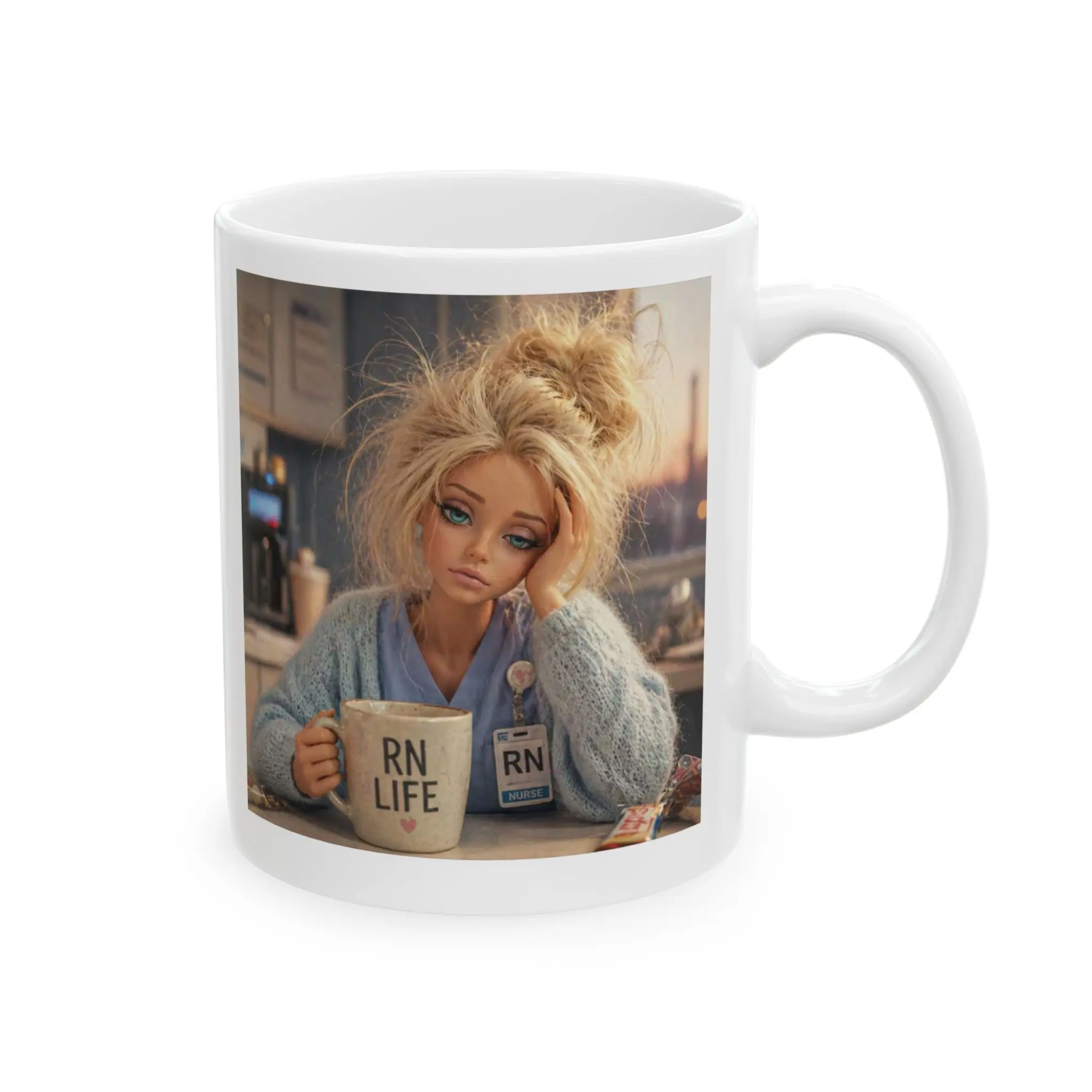 Funny Nurse Life Coffee Mug, RN Gift, Cute Gift for Registered Nurses, Perfect Nurse Gift Idea, 12Hour Shift, Funny Coffee Mug, RN Nurse Appreciation Gift Mug, Cute Gift for Nurses, Funny Gift for...