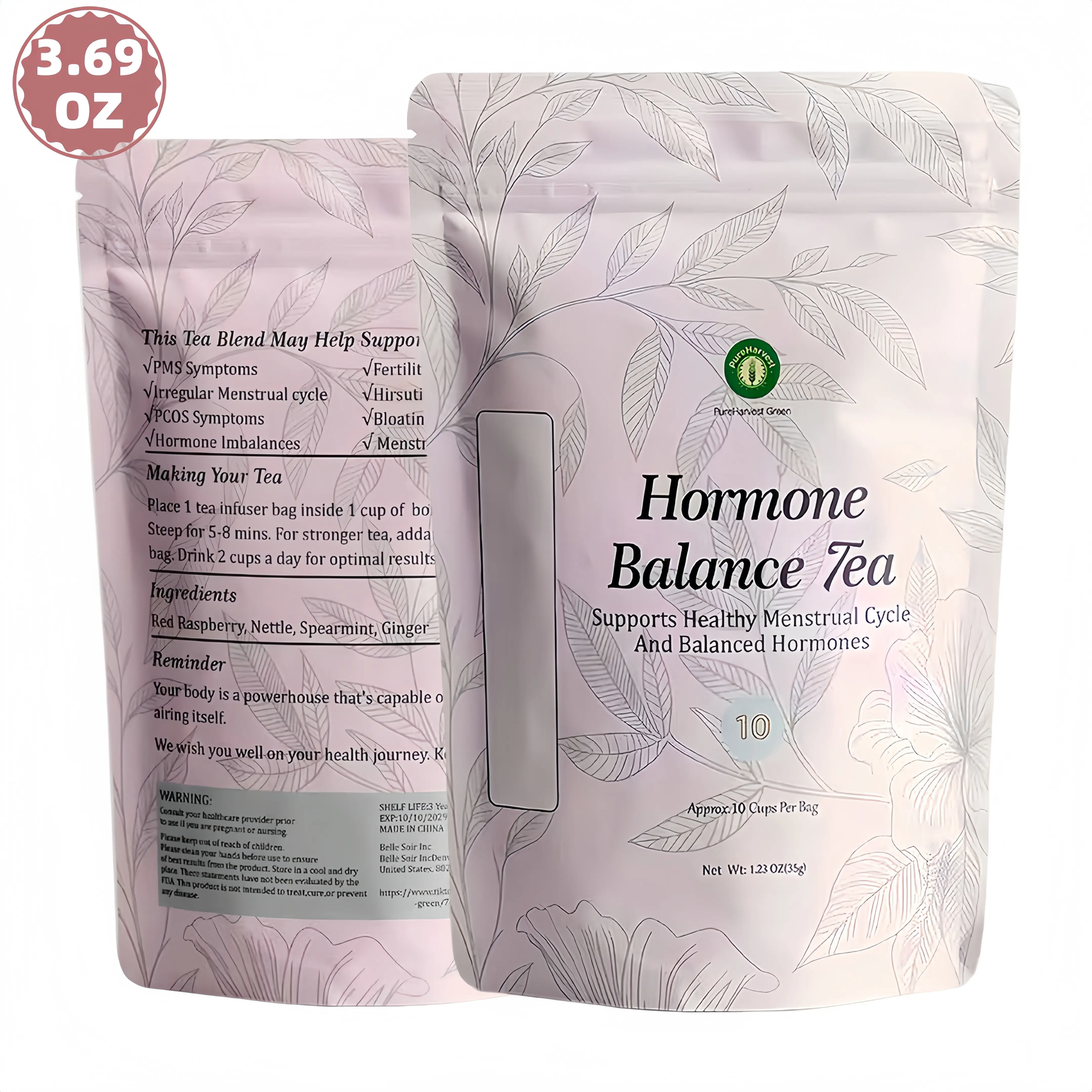 Hormone Balance Tea Tea Drinks Women Love– Supports PCOS, Hormonal Imbalances, Fibroids & Reproductive Health