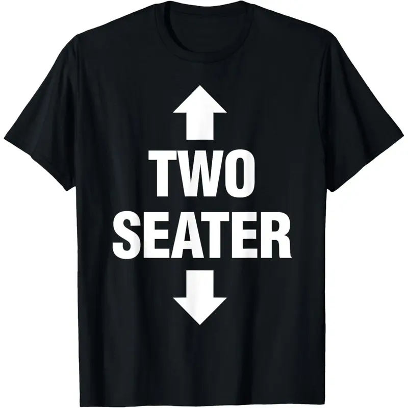 Two Seater Shirt Men's Adult Fetish Swinger Polygamy Gift T-Shirt,Made in USA