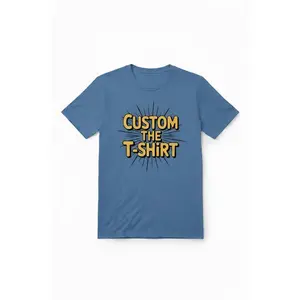 Menswear Casual Round Neck Shortsleeve T-Shirt - Customizable, Design Your Own Matching Tee