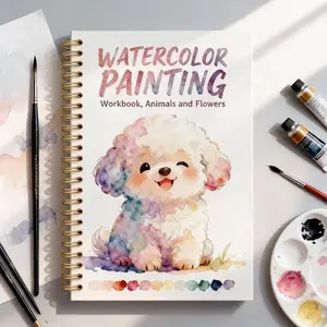 Floral Watercolor Painting Book | Step by Step Tutorial for Adults