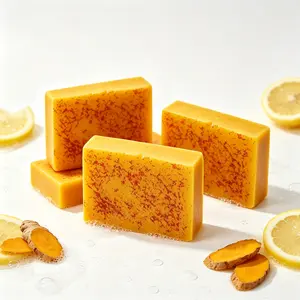3pcs Kojic Turmeric Face Soap, Kojic Soap,Face Cleansing Soap, Turmeric Face and BodySoap, Kojic Face and Body Soap