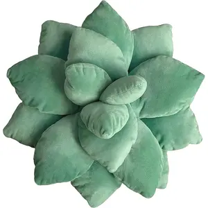 3D Succulent Decorative Pillow 10-Inches for Plant Lovers