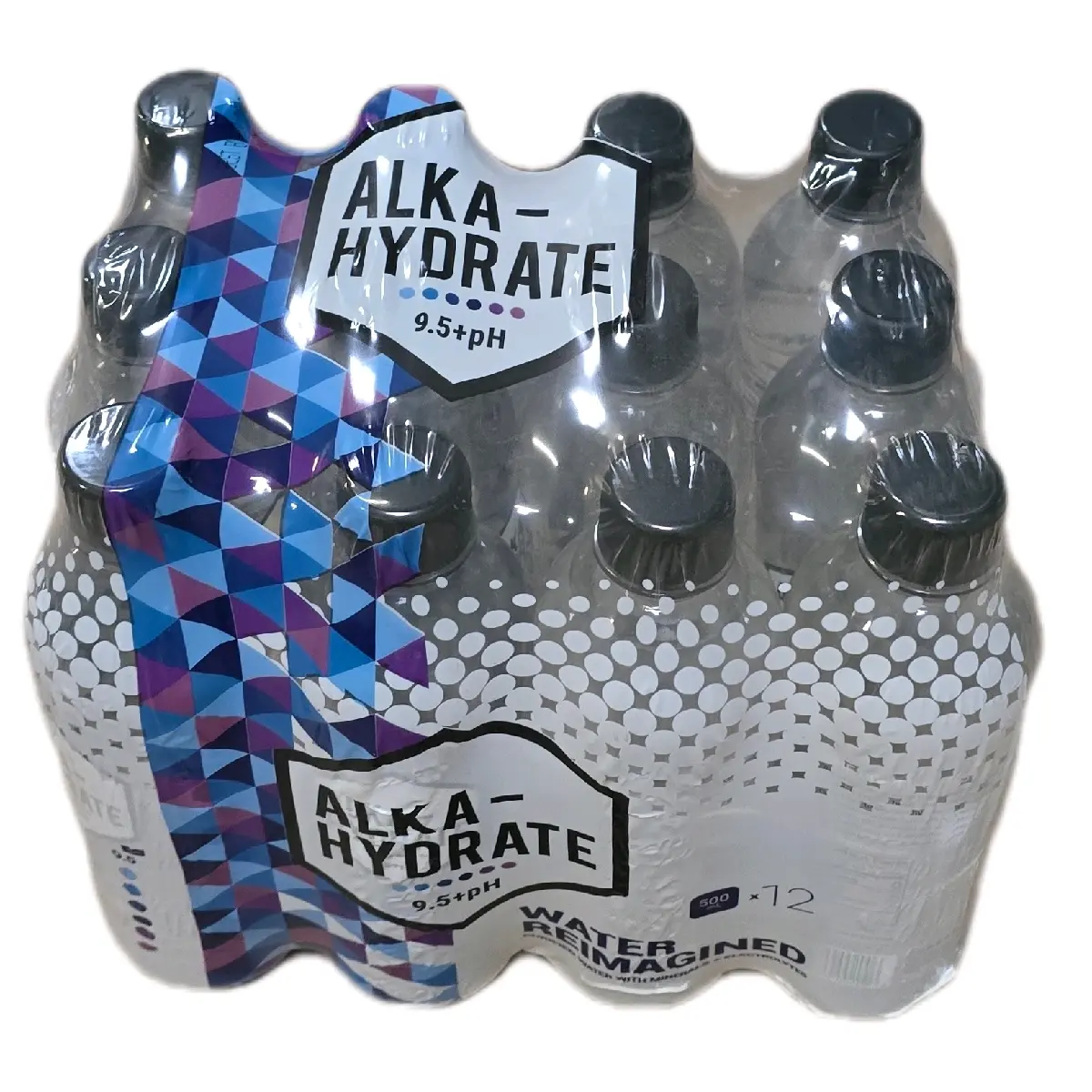 Alka-Hydrate Alkaline Water 12 pack 1L