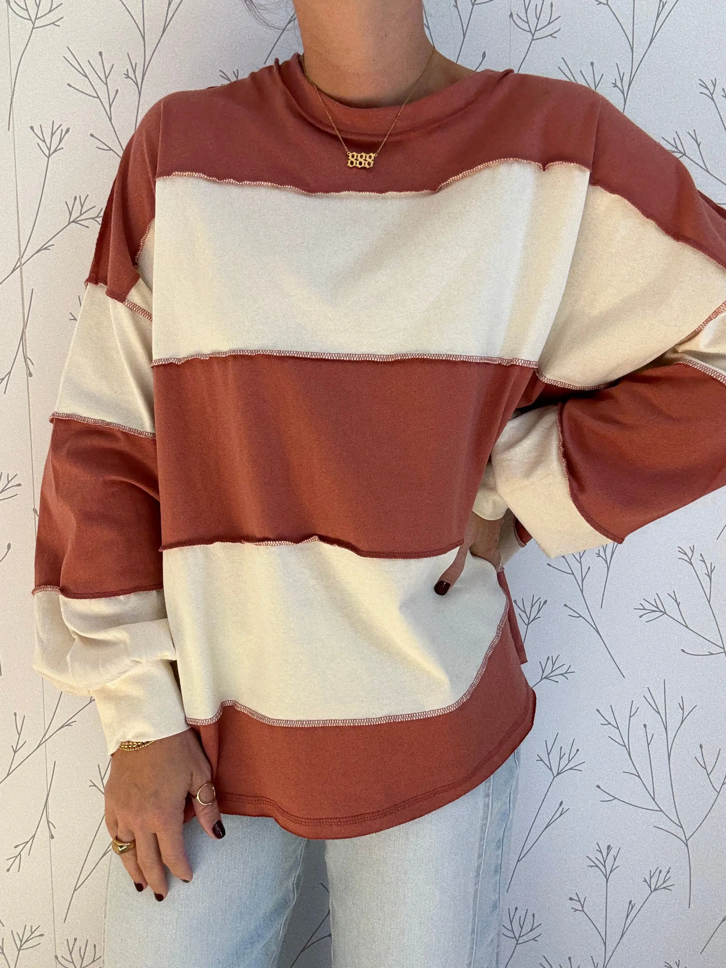 Autumn Block Top