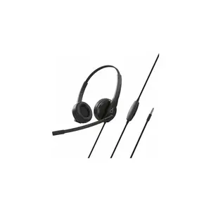 Creative HS-230 Lightweight Headset with Noise-cancelling Mic - Stereo - USB Type A, Mini-phone (3.5mm) - Wired - 100 Hz to 20 kHz - Over-the-head, On-ear - Binaural - Circumaural - Noise Cancelling,