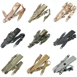 Adjustable 2 Point Sling Strap with Metal Buckle Quick Release Shoulder Strap Suitable for Outdoor Sports in Multiple Colors