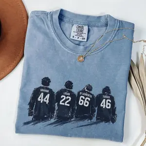 Hockey Romance Comfort Colors Shirt, Bookish Hockey Tee, Sports Romance Gift, Fictional Hockey Player Shirt, Reader Gift