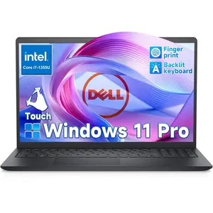 Dell 15 Touchscreen Laptop DC15250 for Business & Student, Intel Core i7-1355U(Up to 5.0GHz), 15.6"(1920x1080), Backlit Keyboard & Fingerprint, Win 11 Pro & Copilot AI, WiFi 6 & BT(32GB RAM | 1TB SSD)