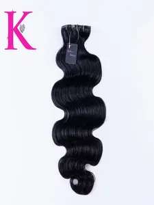Raw Body Wave Seamless Clip-In Extensions