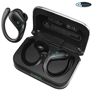 RythmWave X31 Wireless Earbuds 45H Playtime Bluetooth 5.3 Headphones IP5 Waterproof for Running Wireless in Ear Earphones for iOS/Android Black