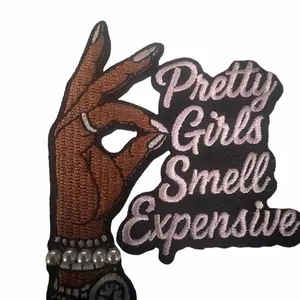 Women's Decorative Embroidery Applique Patches - Sewing Trim & Embellishment Pieces for Textiles, Soft Furnishings (Multiple Styles Available), Piece