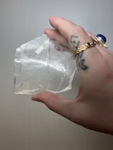 Pink Ice Lithium Selenite -Morocco