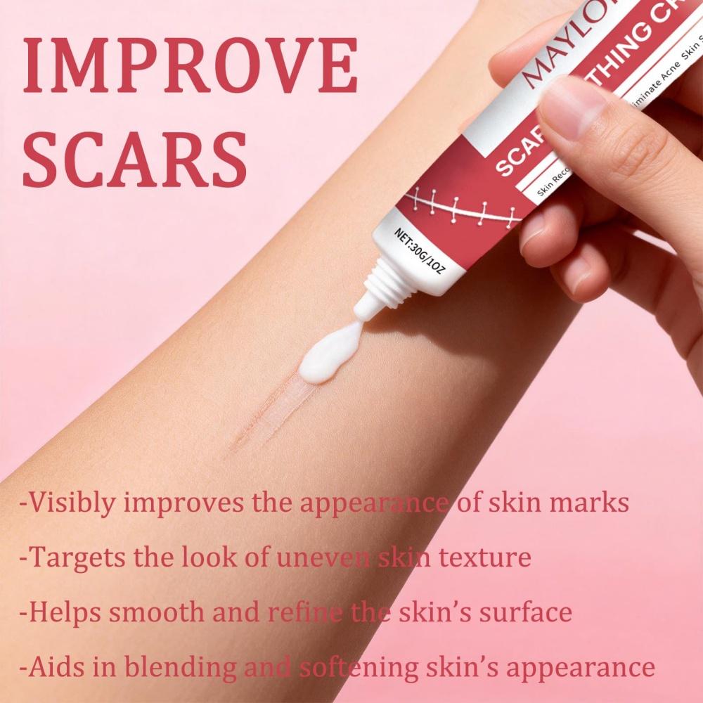 Scar Soothing Cream & Smoothing Cream for Scars,Helps Improve Appearance for Surgical Scars and Keloid Bump, Reduces Redness,For Skin Recover Smooth