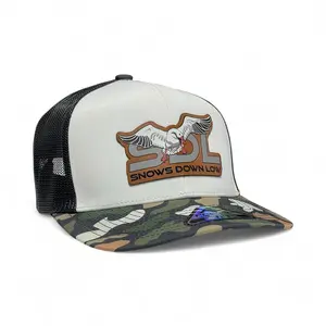 SDL "Committed" Hat – White/Light Charcoal/Bayou P686