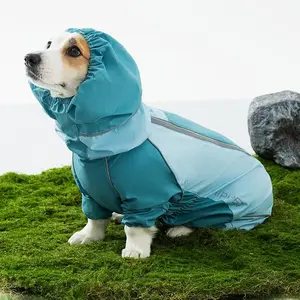 Breatheshield Dog Raincoat - Waterproof Windproof Rain Jacket, for Small Medium Large Extra Large Dogs, Reflective Full-Body Coverage Dry Suit