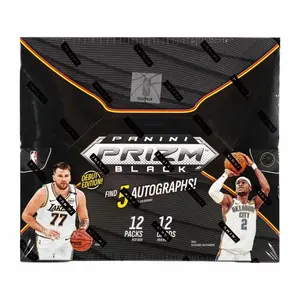 2024/25 Panini Prizm Black Basketball Hobby Trading Cards