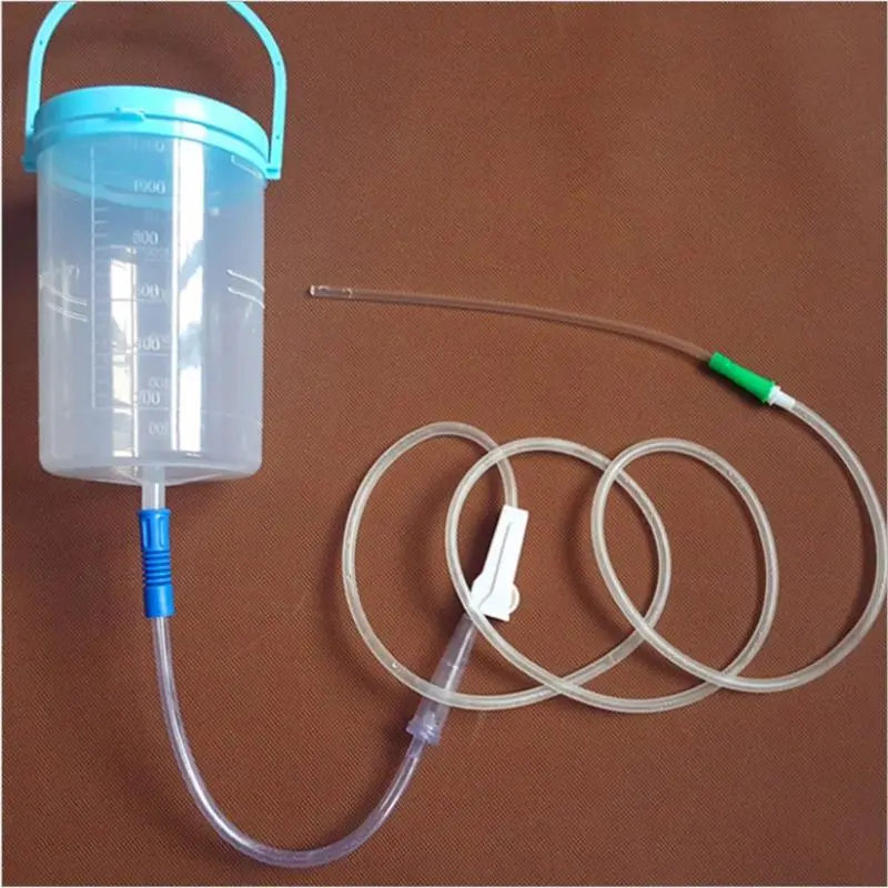 1pc 1200ml Bidet Household Bowel Barrel Bag Device Gesen Coffee Bowel Hydrotherapy Device With 10 Hoses
