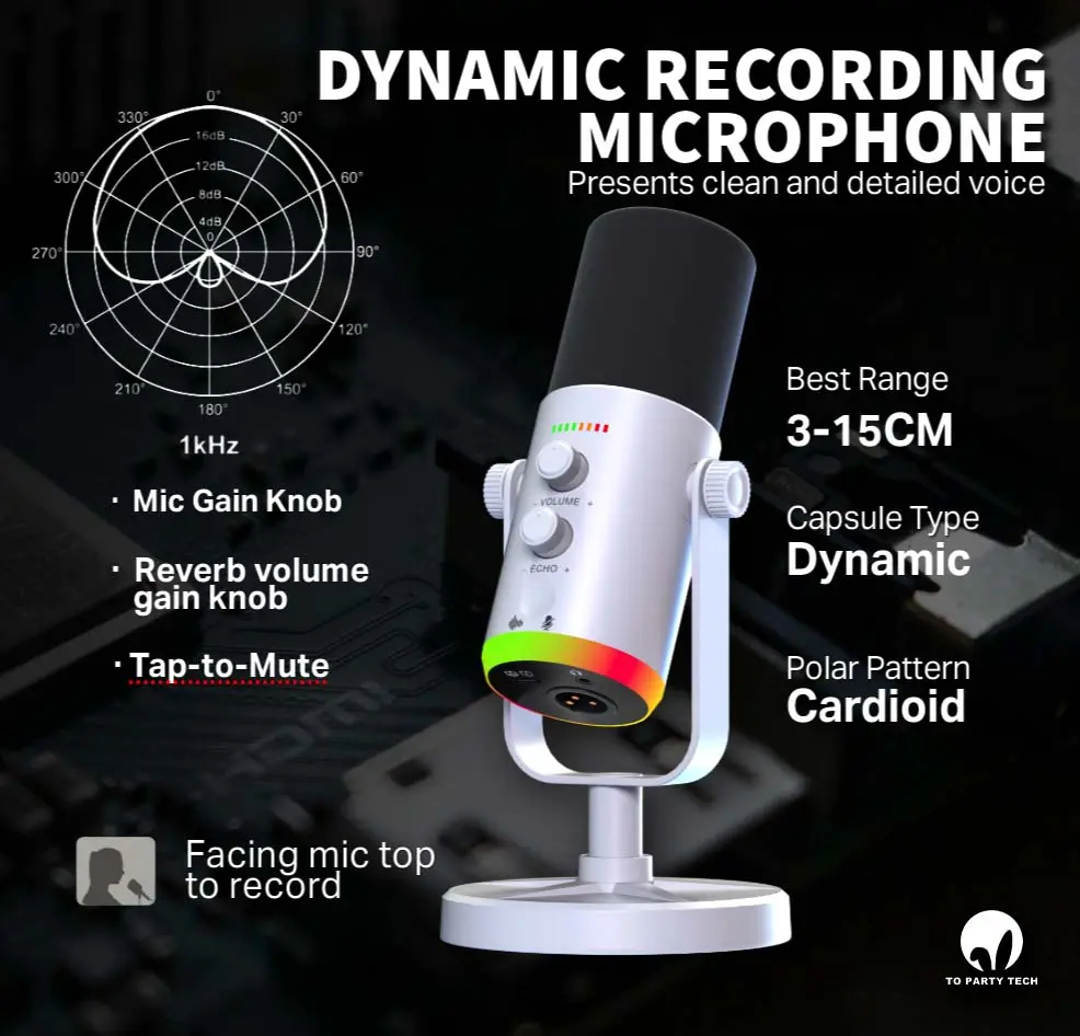 LSD Studio YU7-Black Dynamic Microphone (Podcasting Equipment) with USB/XLR Interfaces, Shock Mount, Touch Mute, Gain Knob, USB-C Port, Volume Control, Wired Cable for Podcasting, Live Streaming