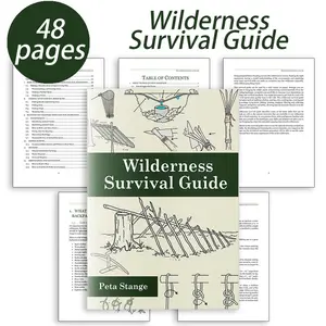 Wilderness Survival Skills Planner: A 90-Day Mastery Journal for Shelter, Fire, Navigation & Survival Techniques, With Hand-Drawn Illustrations & Organizer Sections for Outdoor Enthusiasts & Preppers Survival Guide