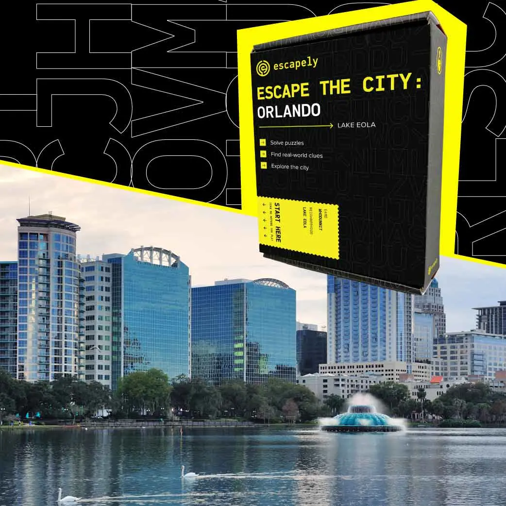 Outdoor Escape Room - Orlando - Lake Eola - Find Clues & Solve Puzzles - Escapely