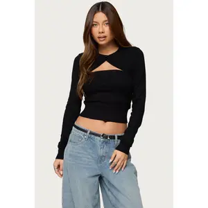 Knit Two Piece Shrug & Tube Top