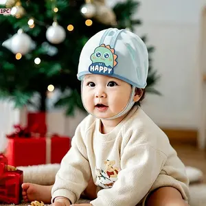 Baby Cartoon Head Protector Hat, Fall-Proof Safety Helmet, Breathable Soft Baby Head Protection Cap, Newborn Walking Safety Gear