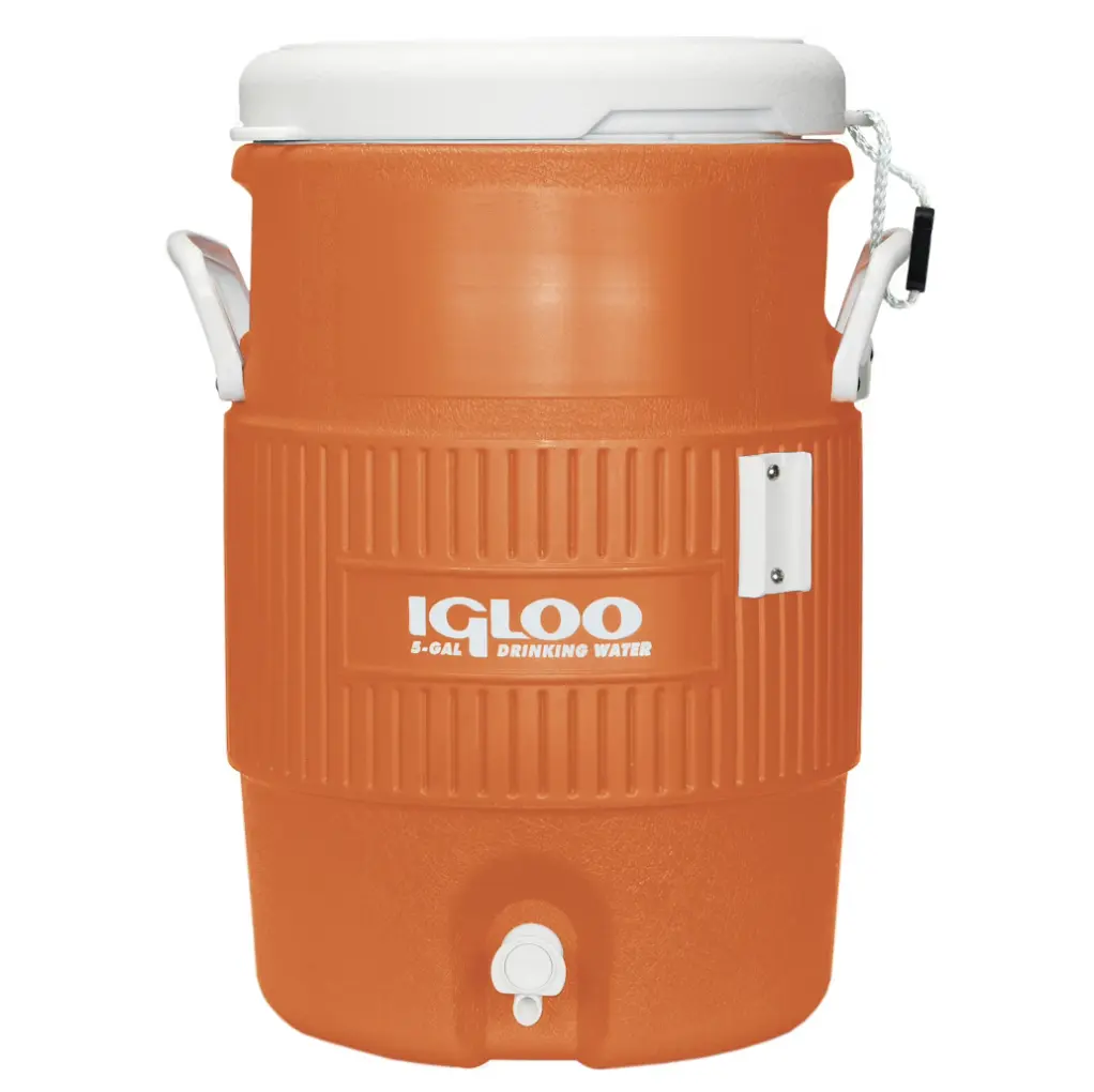 Igloo 5 Gallon Heavy-Duty Beverage Cooler, Orange