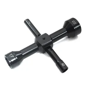 Quad Hex Socket Wrench 7mm + 8mm + 17mm + 23mm Size