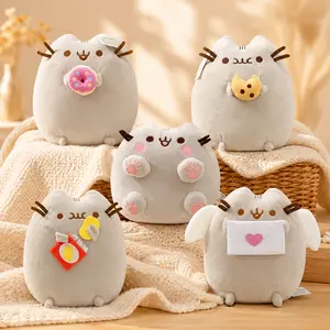Cute, chubby cat plush toy series—featuring various expressions and poses. These heartwarming desktop ornaments make delightful gifts that appeal to a youthful, whimsical spirit—perfect for gifting or personal enjoyment.