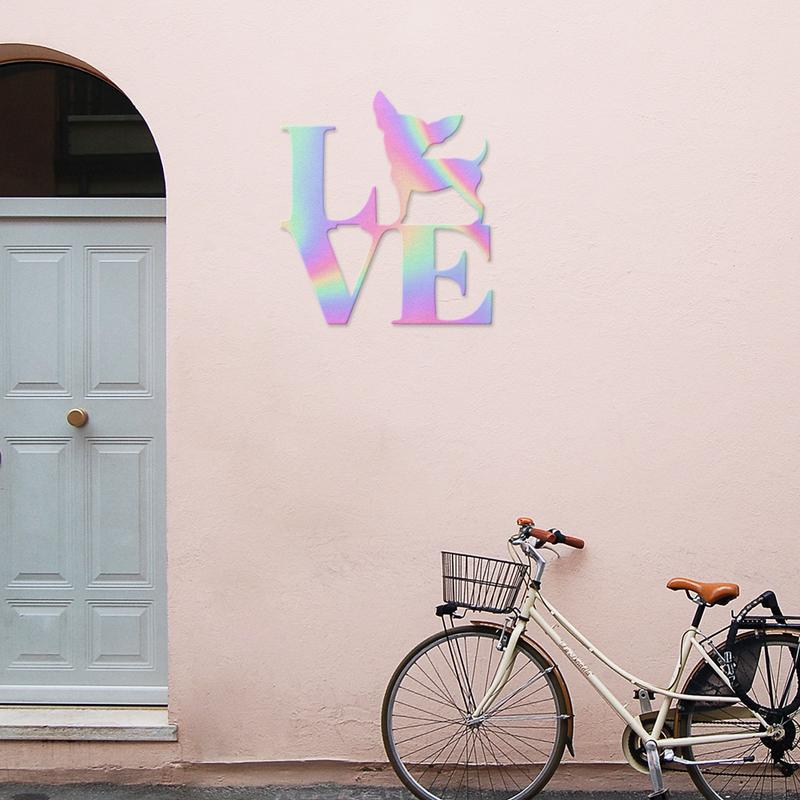 Transparent Decal Stickers Of Love Chihuahua Premium Waterproof Vinyl Decal Stickers For Laptop Phone Accessory Helmet Car Window Mug Tuber Cup Door Wall Decoration