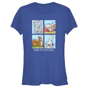 Juniors Womens Disney Moms Fix Everything T-Shirt