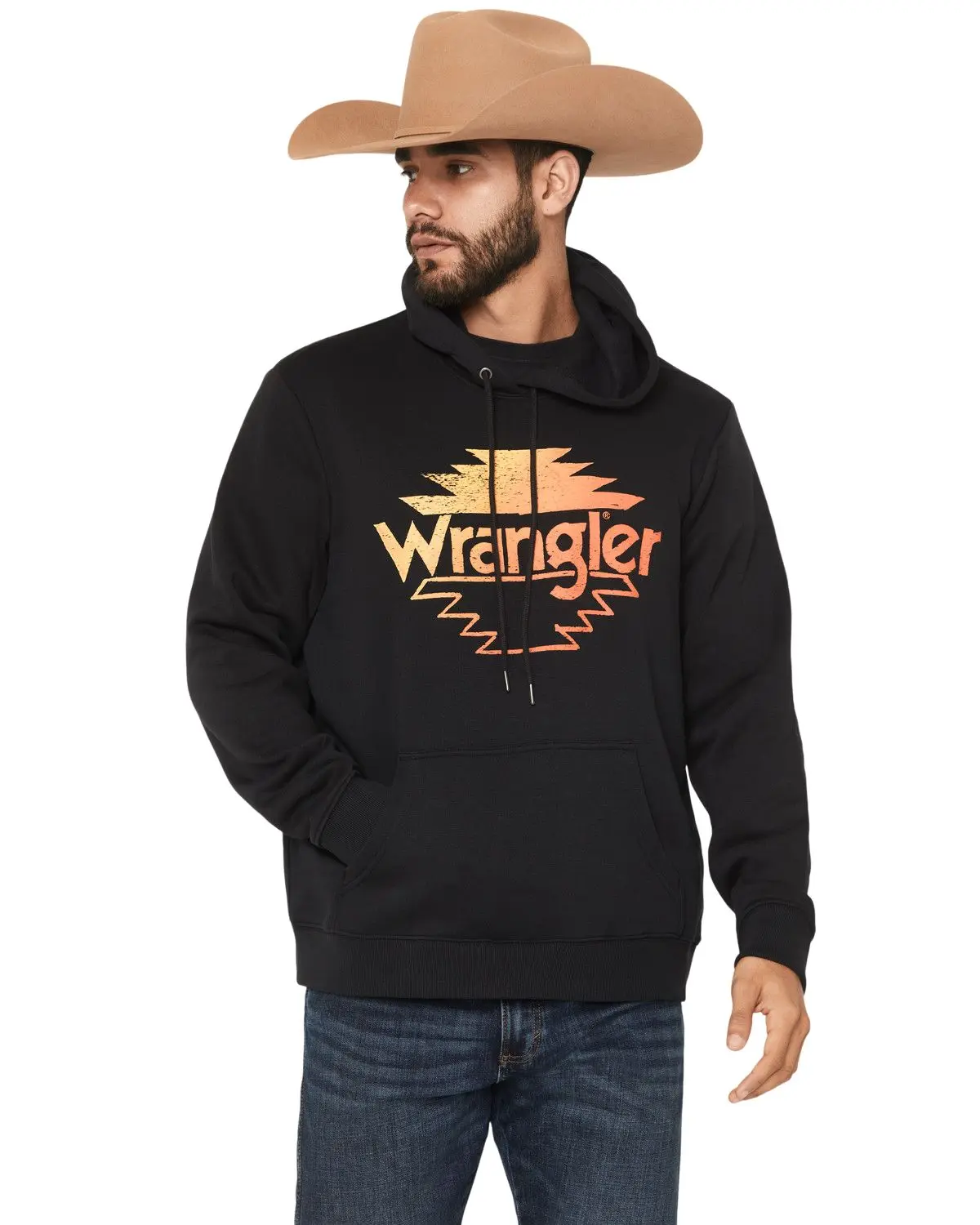 Wrangler Men's Men'S Logo Graphic Hooded Sweatshirt - 112365692