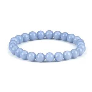 Cherry Tree Collection | Stretch Bracelet | 8mm Beads (Angelite)