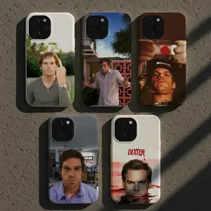 Dexter Morgan Glossy Tough Phone Case - Dexter Morgan Case - Gift for Dexter Fans - Phone Cases For 12 12Pro 12 Promax 13 14 15 16 Pro