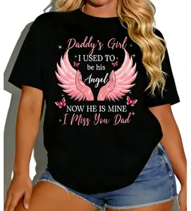 Memorial Gift Tee | Perfect Gift for Daddy's Girls, Grief Support & Remembrance Fans