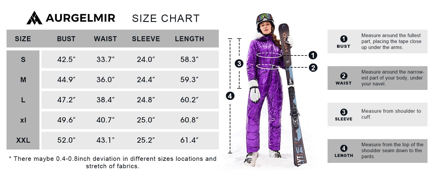 Fisoew Womens One Piece Ski Suit Warm Waterproof Snowsuits Winter Snow Jumpsuits Outdoor Sports Outerwear Fisoew Womens One Piece Ski Suit Warm Waterproof Snowsuits Winter Snow Jumpsuits Outdoor Sports Outerwear