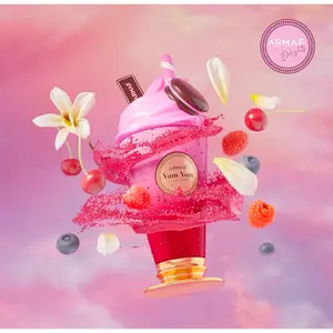 Armaf YUM YUM Women's Eau de Parfum (EDP) - 100ML (3.4oz), Fruity Sweet Floral Berry Blend, Citrus Women's Fragrance, Captivating Scented Cosmetic, Single Item