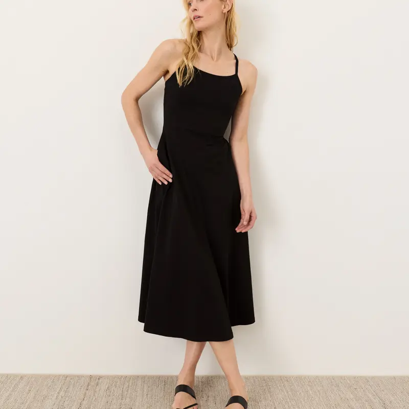 Women's Organic Fit & Flare Midi Dress
