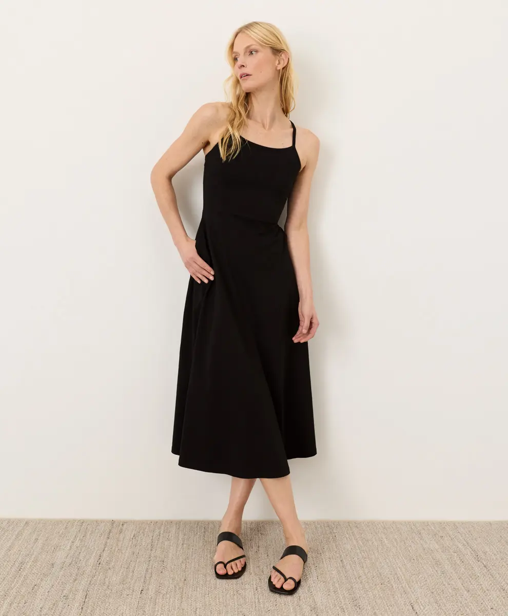 isabeau voluminous fit & flare midi dress Isabeau Neutral Floral Embroidered Pleated Midi Dress, XL / Neutrals main image 0