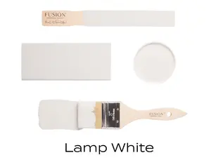 Fusion Mineral Paint + Color: Lamp White + Acrylic Resin Paint + Built in Top Coat