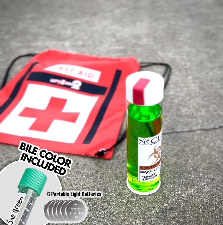 Left 4 Dead Boomer bile night light and med kit backpack combo | Cosplay L4D2 Med pack and Bile Bomb. Add a USB base lamp for continuous glow (add to purchase in options)