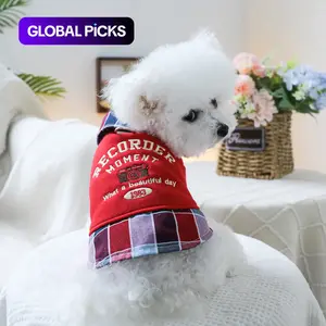 Camera Print Pet Hoodie, Cute Casual Two-legged Sweatshirt For Small Dogs & Cats, Puppy, Pet Clothes For Spring & Fall #GLOBAL PICKS